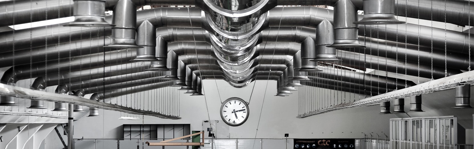 Установка профессиональных систем вентиляции завода